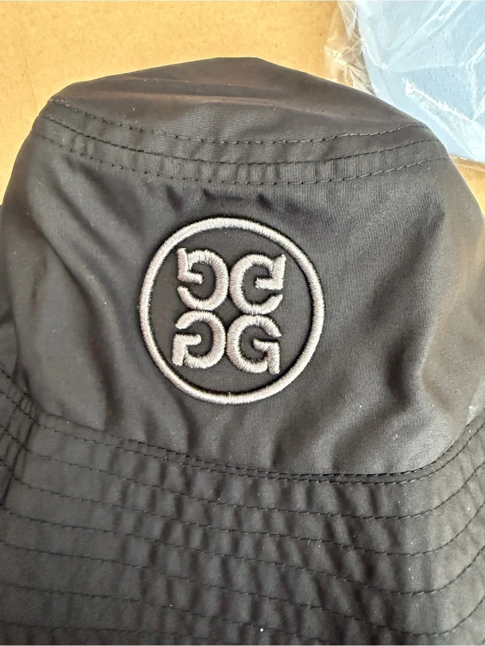 G/FORE Black Reversible Bucket Hat with Embroidered Logo